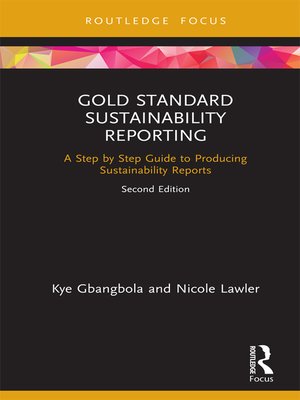 cover image of Gold Standard Sustainability Reporting